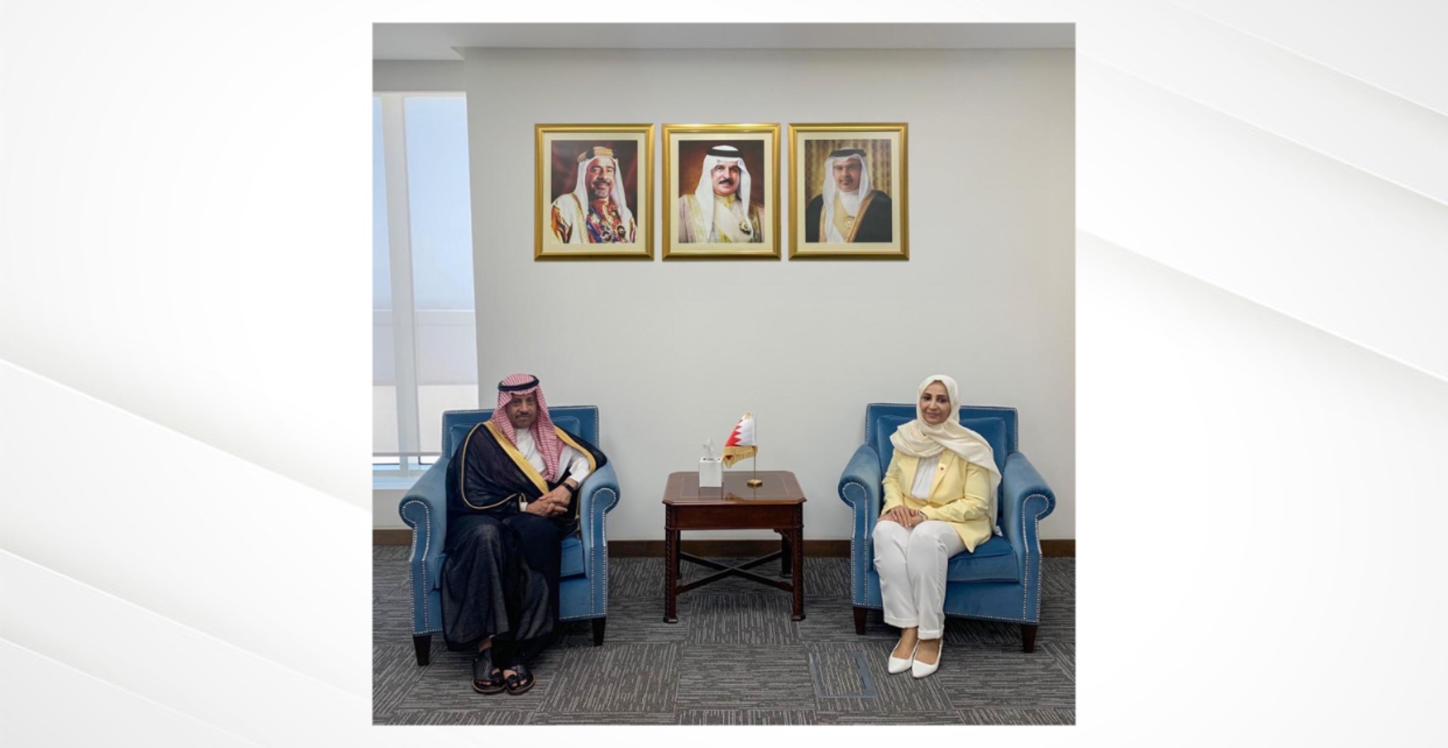 وزيرة الصحة تستقبل سفير المملكة العربية السعودية لدى مملكة البحرين
