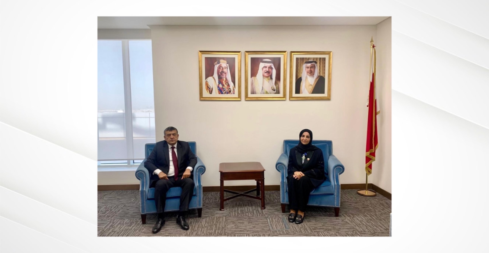 وزيرة الصحة تستقبل سفير جمهورية أوزبكستان المعين لدى مملكة البحرين والمقيم في الرياض