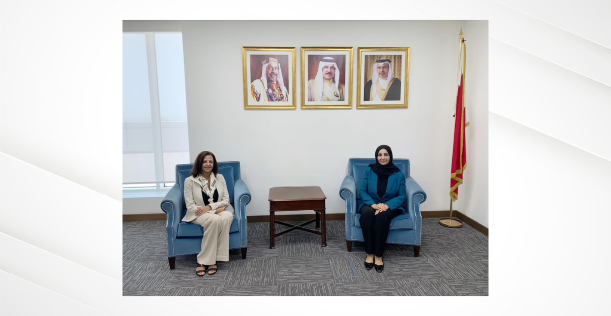 وزيرة الصحة تستقبل القائم بأعمال سفارة الجمهورية اللبنانية لدى مملكة البحرين